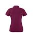 Fruit Of The Loom Womens Lady-Fit 65/35 Short Sleeve Polo Shirt (Burgundy) - UTBC384