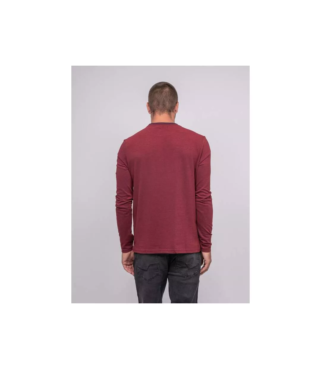 T-shirt manches longues pur coton JUSTONI-2