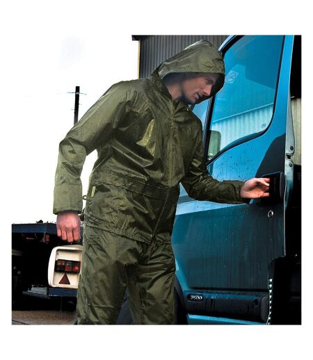 Veste Et Pantalon De Pluie Homme Olive Result