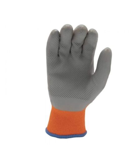 Fleece Lined Gloves Orange Octogrip