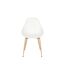 Lot de 4 Chaises de Jardin Lucena 83cm Blanc