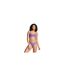 Womens/ladies Logo Low Impact Sports Bra Purple Puma-1