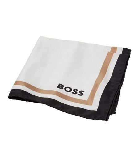 Pochette De Costume Homme Taille Unique Blanc Noir Jaune Or Boss