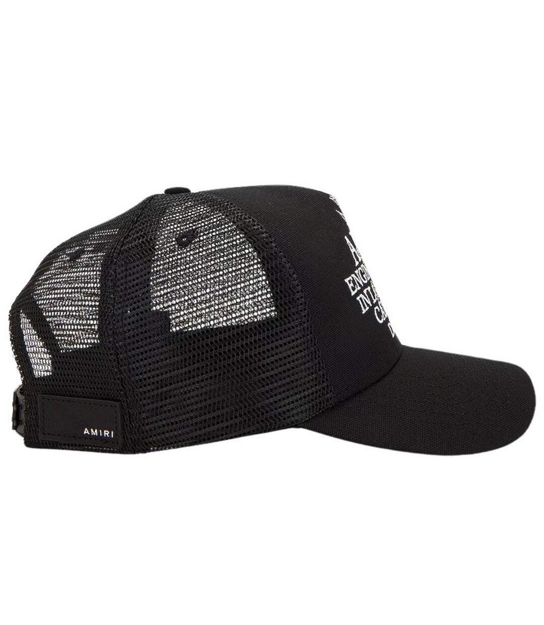 Casquette Trucker Motif/style Pégase Noir Blanc Amiri-3