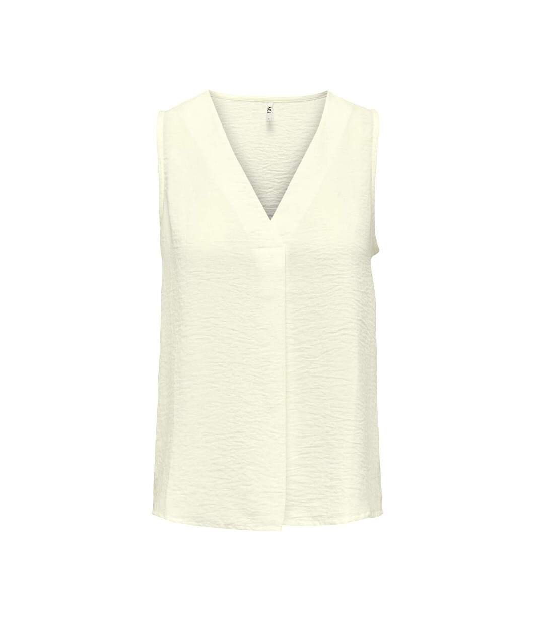 Top ecru femme jdy divya-1