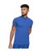 Mens Allred Polo Shirt Blue Crosshatch-4