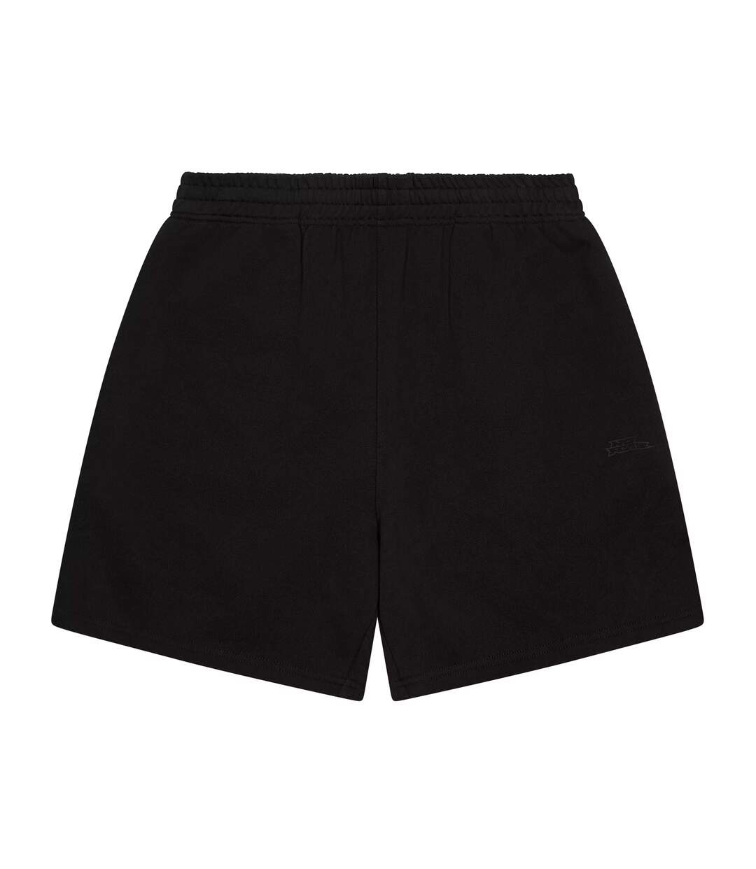 Mens Fleece Shorts Black No Fear-1