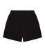 Mens Fleece Shorts Black No Fear-1