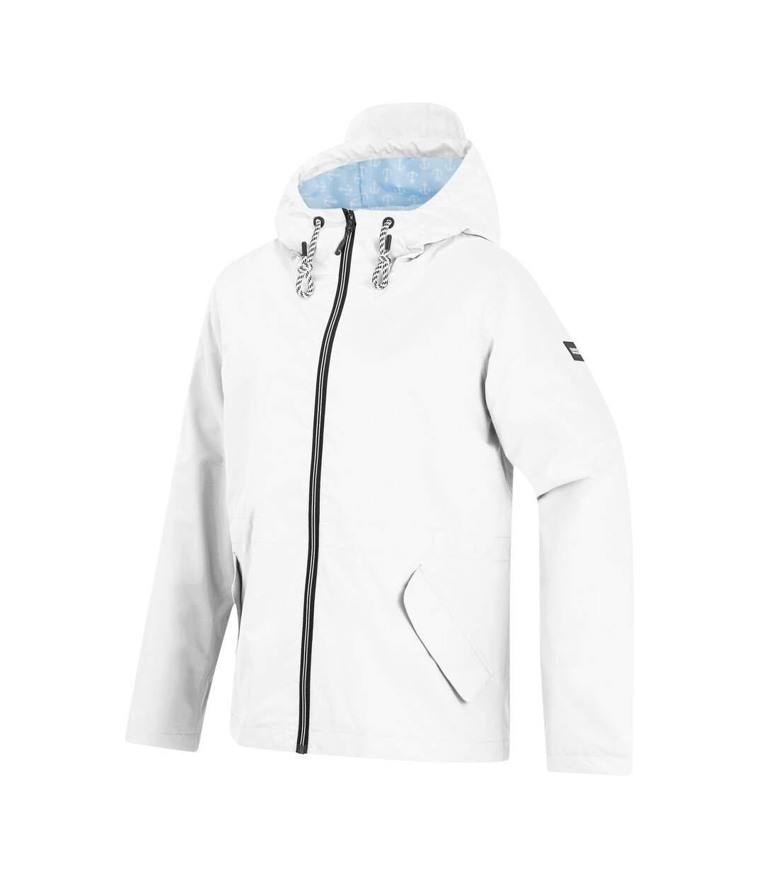 Womens/ladies Bayletta Plain Waterproof Jacket White Regatta-4