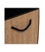 Boîte de Rangement Effet Rotin Stemy 31cm Noir-2