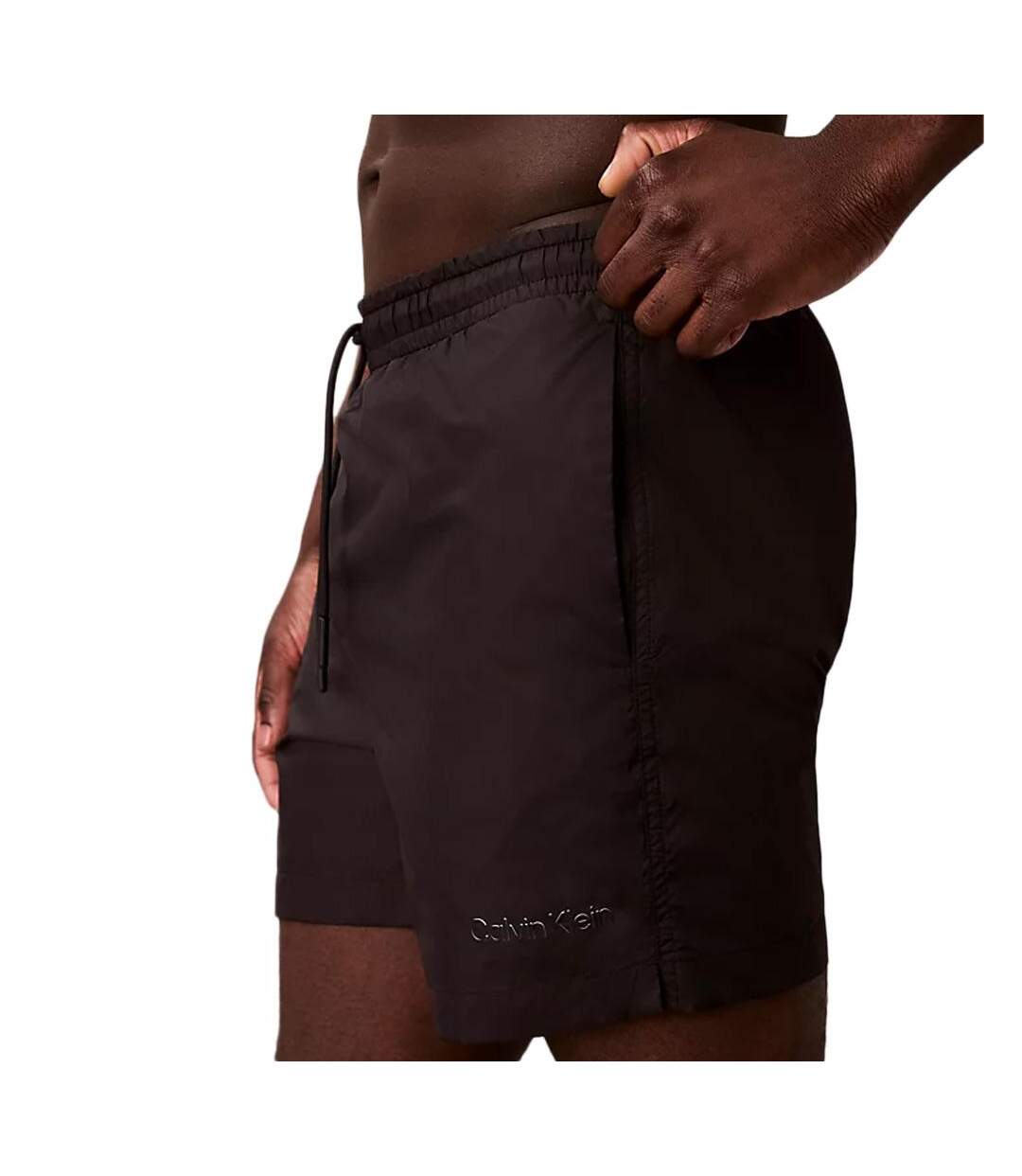 Maillot de bain noir homme calvin klein jeans lv00n61000-1