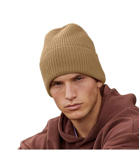 Beechfield Unisex Adult Cuffed Oversized Beanie (Walnut)