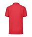 Polo homme rouge Fruit of the Loom