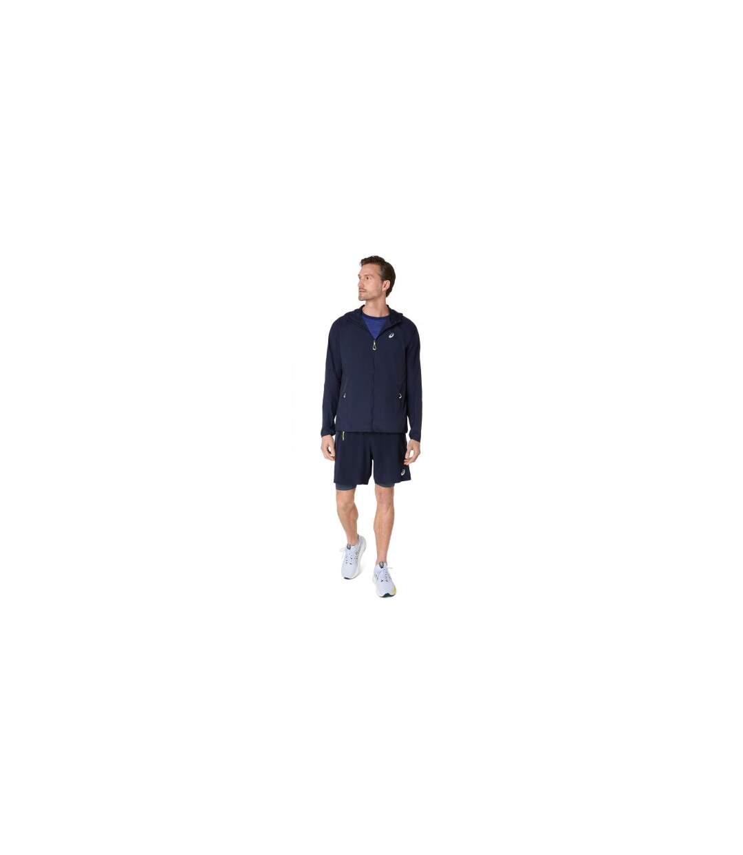 Veste Manches Longues Road Homme Bleu Nuit Asics-1