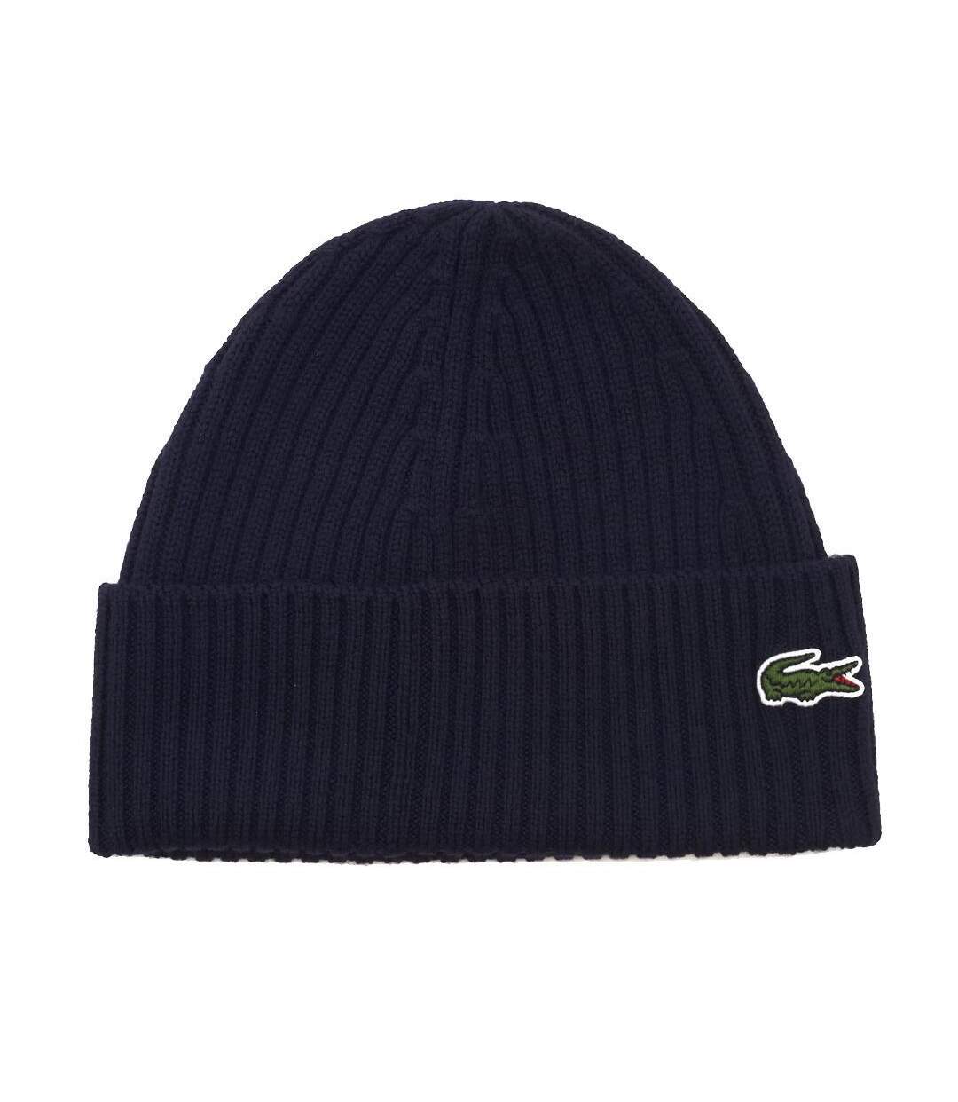 Bonnet marine homme lacoste hjm-1