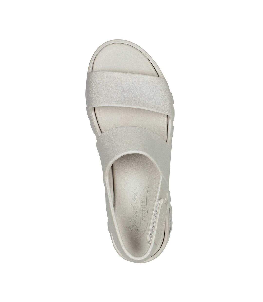 Sandales Femme Blanc Cassé Skechers-2