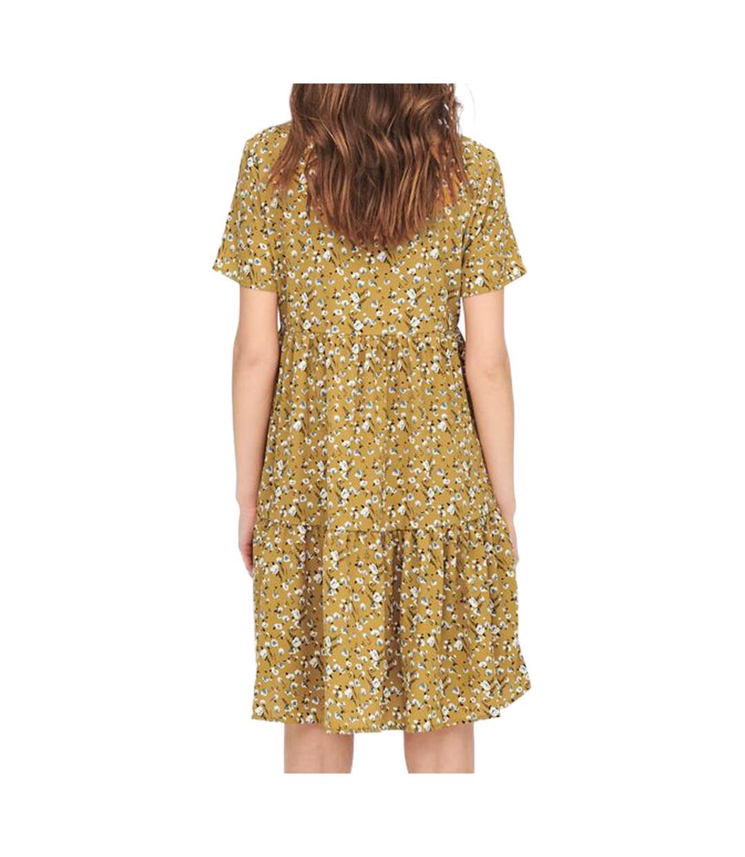 Robe à fleurs Jaune Femme JDY Piper-2