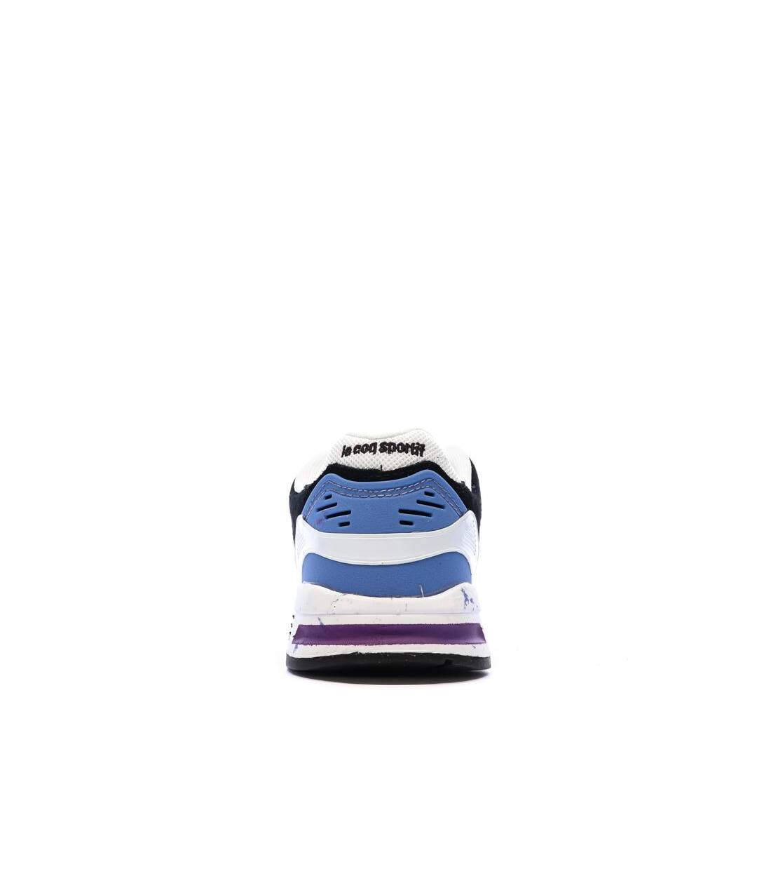 Baskets noires/blanches/bleu femme le coq sportif r1100 nineties-3