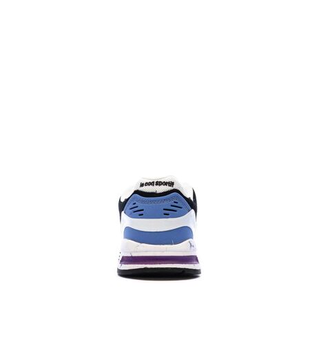 Baskets noires/blanches/bleu femme le coq sportif r1100 nineties