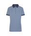 Polo Femme Bleu Chiné Bleu Marine James And Nicholson-1