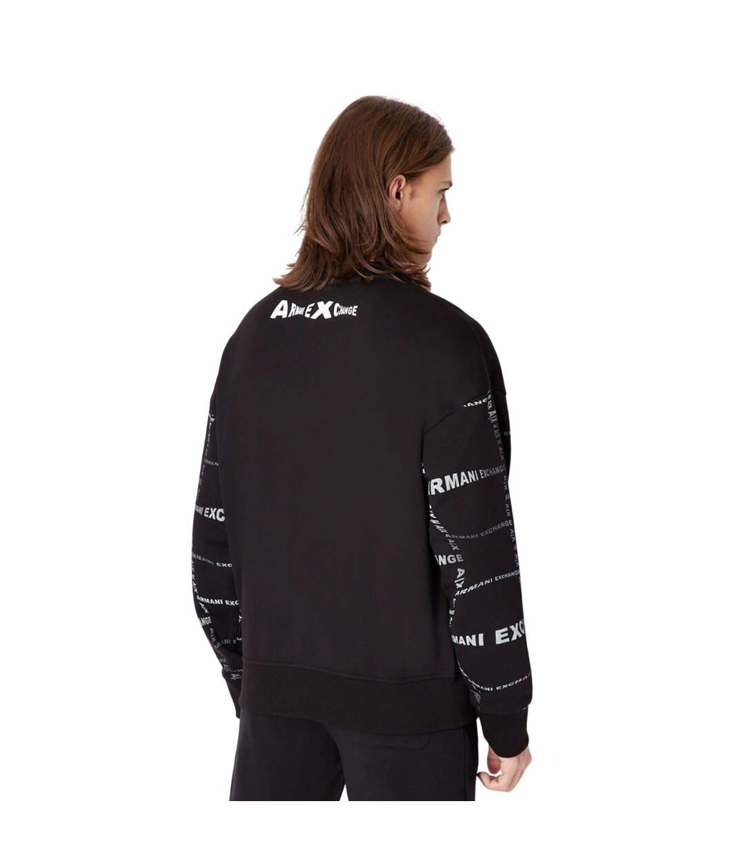 Sweat Homme Noir Armani Exchange-3