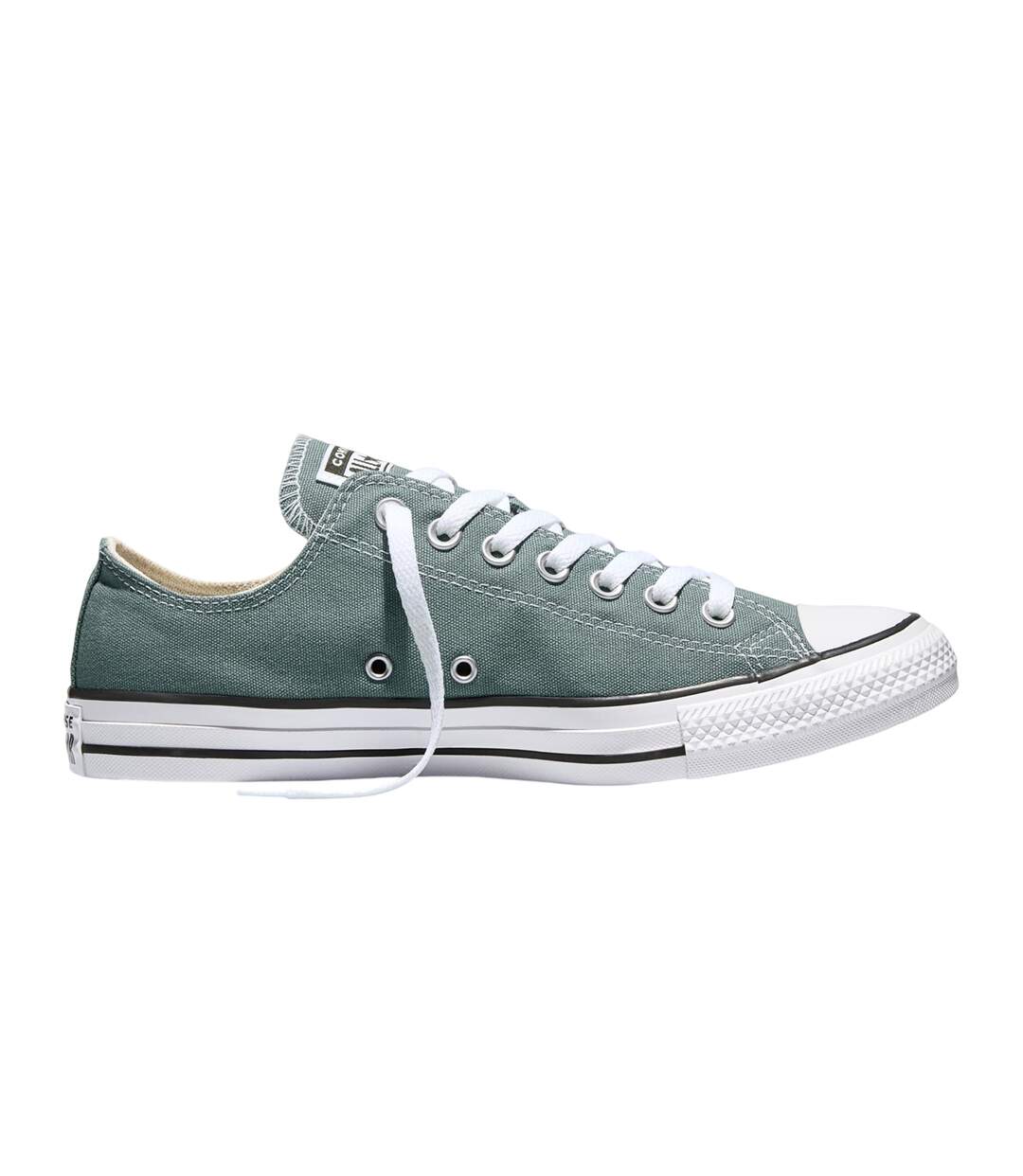 Mens Ox Logo Canvas Trainers Mineral Grey Converse-1