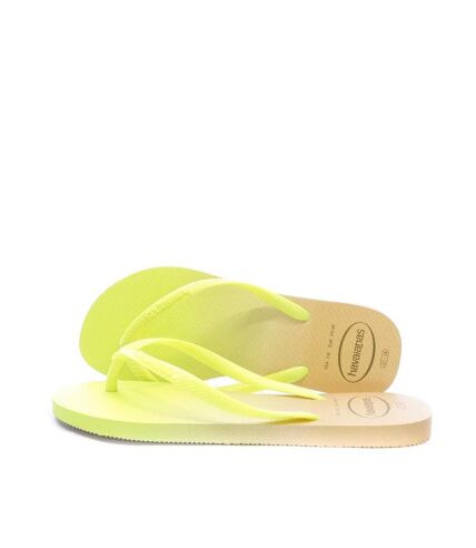 Tongs Jaune/Doré Femme Havaianas Slim Lux Sw Gradient - 35/36