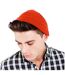 Wind resistant recycled beanie fire red Beechfield