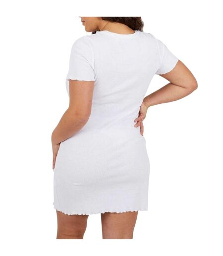 Robe Courte Femme Blanc Brave Soul