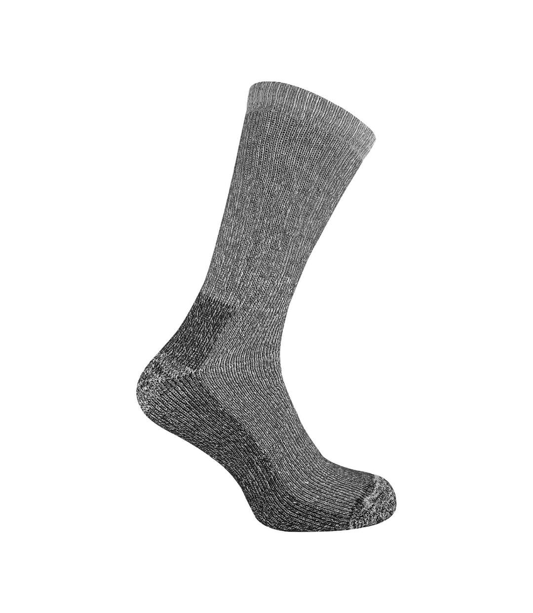 2 Pack Mens Cushioned Heel & Toe Thermal Wool Hiking Socks-1
