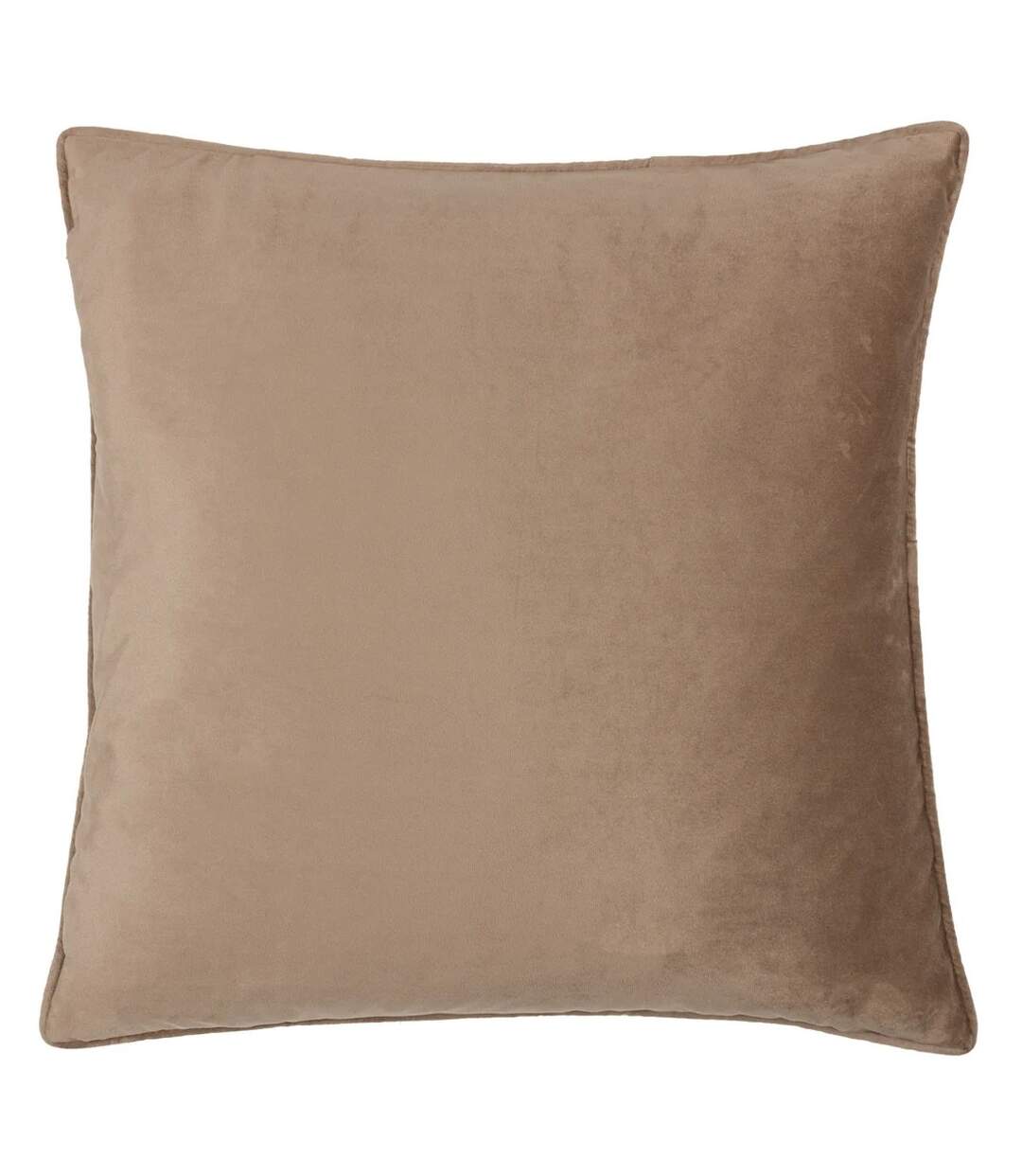 Bloomsbury velvet cushion cover 50cm x 50cm taupe Paoletti-2