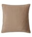 Bloomsbury velvet cushion cover 50cm x 50cm taupe Paoletti-2