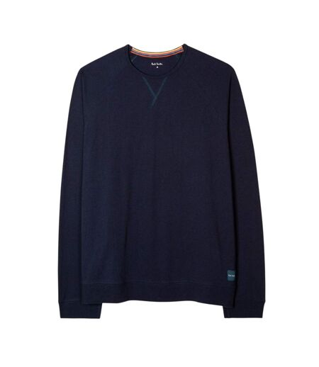 Mens Premium Cotton Lounge Sweatshirt Navy Paul Smith