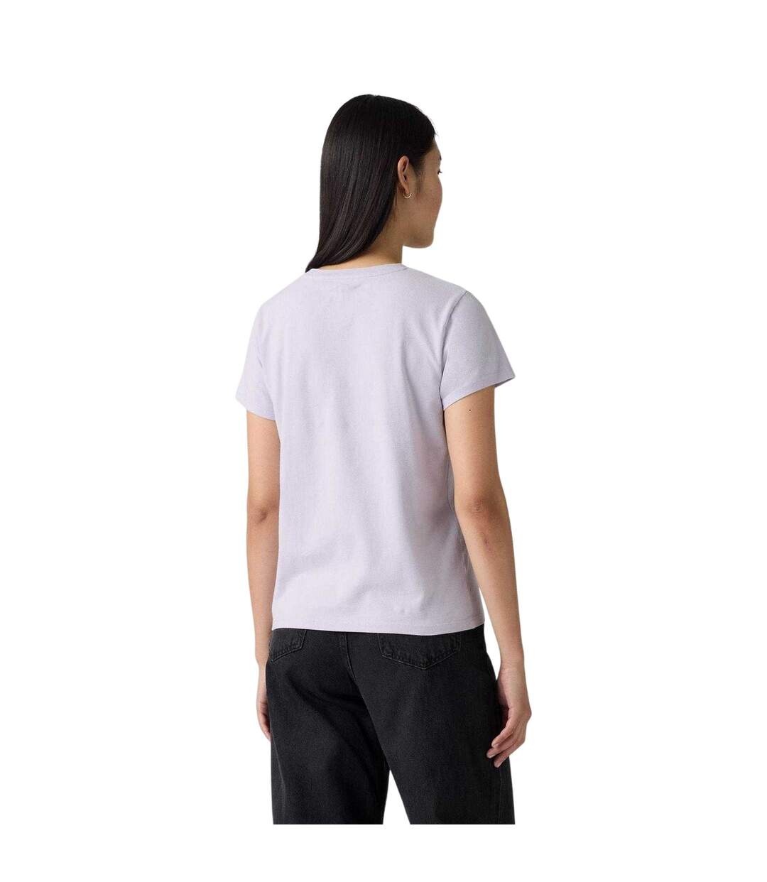 Womens/ladies Perfect Crew Neck T-shirt Thistle Levis-3