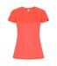 T-shirt Imola Femme Corail Fluo Roly Eco-1