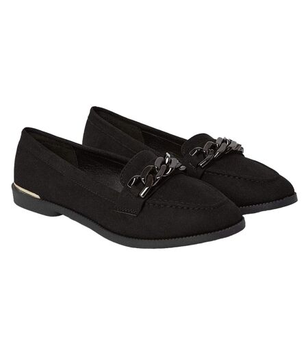 Mocassins leila femme noir naturel Dorothy Perkins