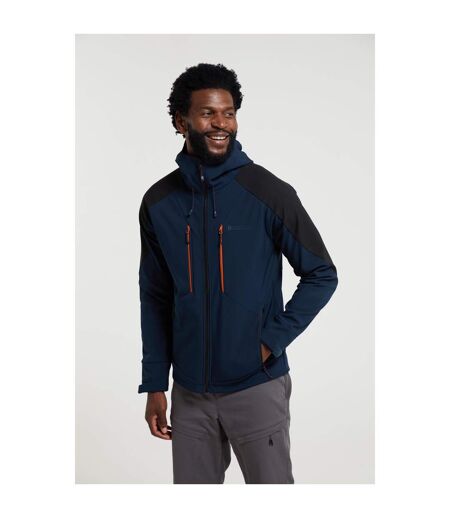 Veste softshell radius homme bleu foncé Mountain Warehouse