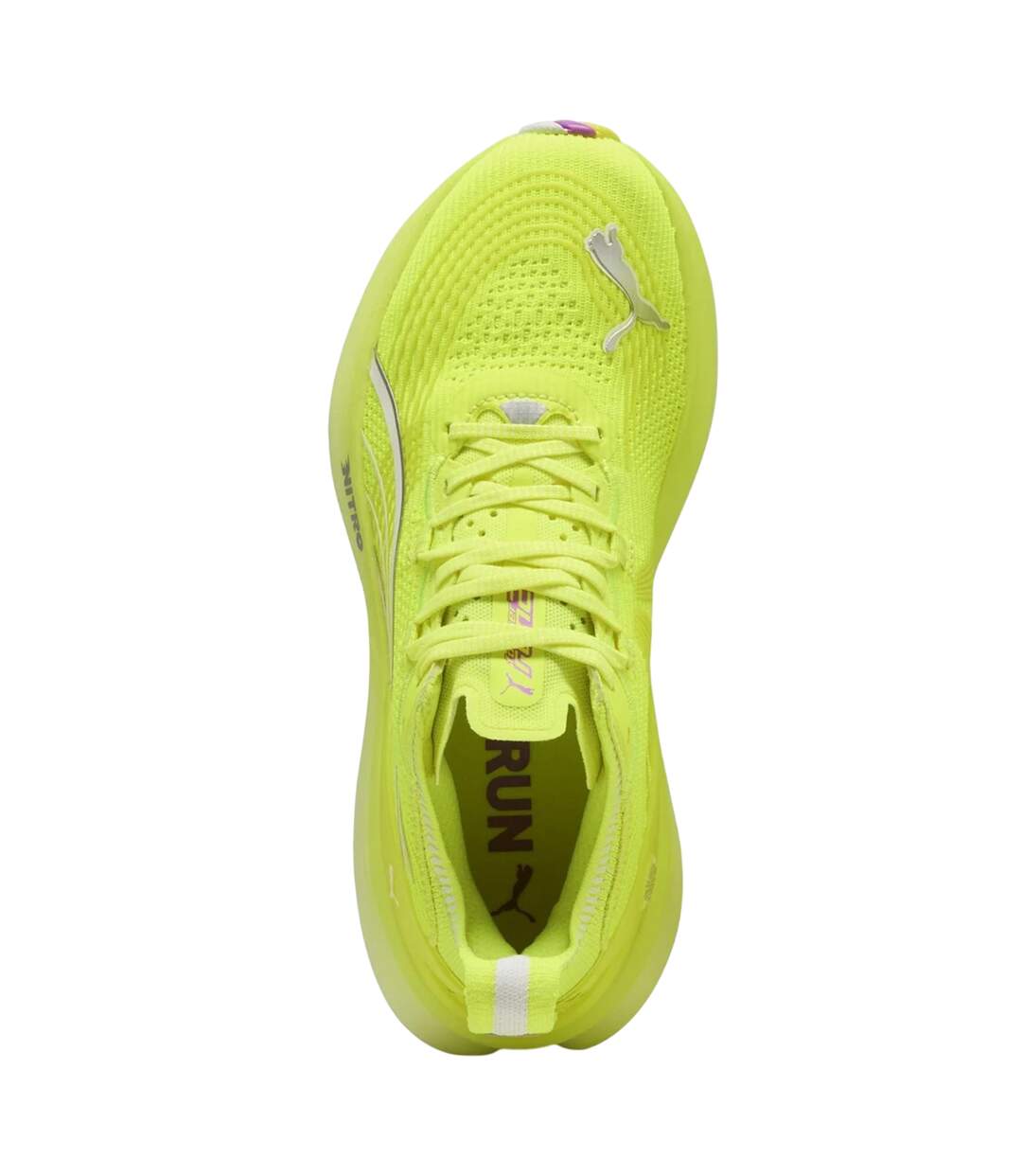 Womens/ladies Foreverrun Nitro 2 Running Shoes Yellow Puma-4