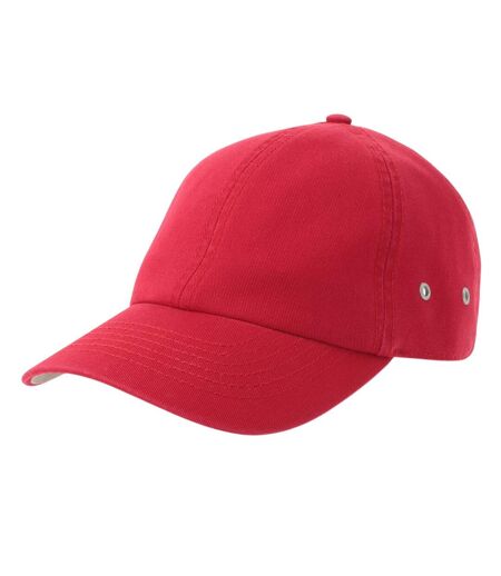 Casquette De Baseball Motif/style 6 Panneaux Action-s Adulte Rouge Atlantis