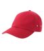 Casquette De Baseball Motif/style 6 Panneaux Action-s Adulte Rouge Atlantis-1