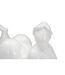 Statuette Femme Couchée en Résine Yoga 32cm Blanc-4