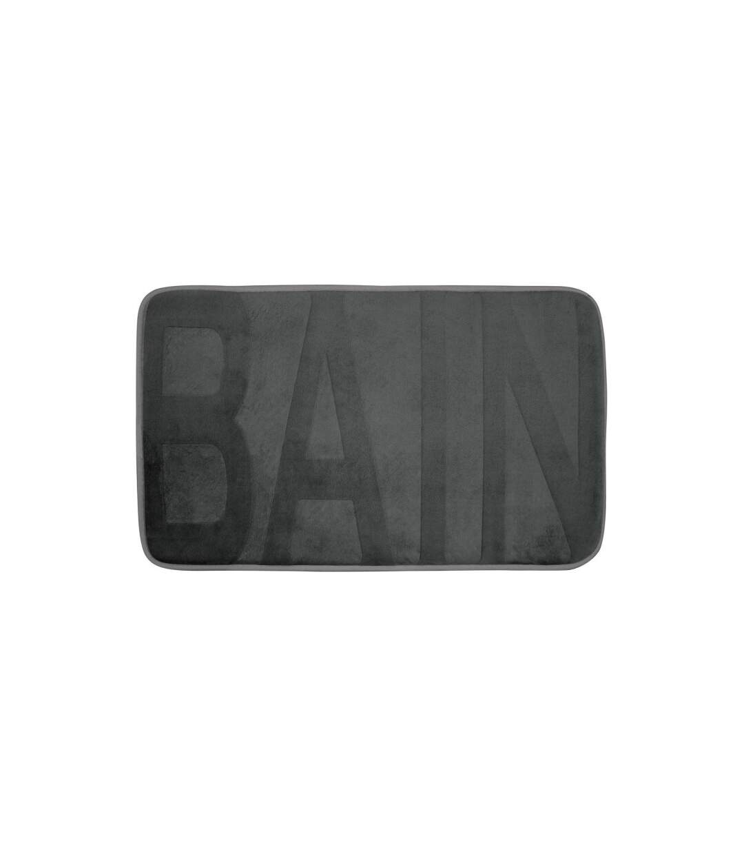 Tapis de Bain Microfibre Relief 45x75cm Anthracite-1