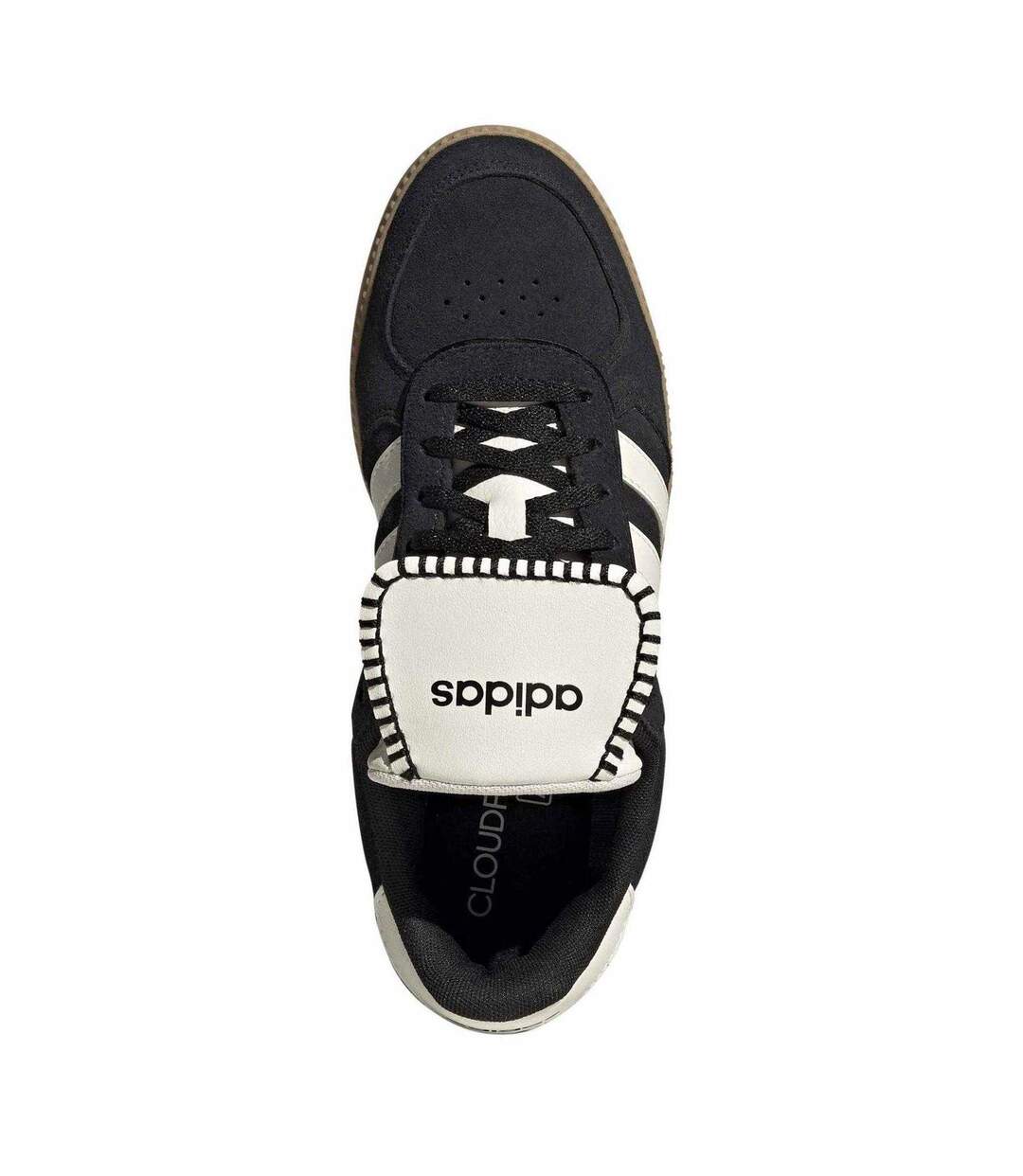 Baskets Motif/style 3 Rayures Femme Noir Blanc Marron Pâle Adidas-4
