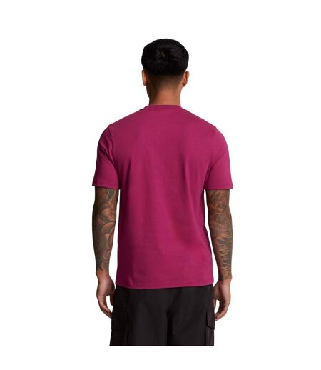 T-shirt homme bordeaux clair Lyle & Scott Lyle & Scott