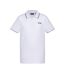 Polo Blanc Homme Schott PAUL - L