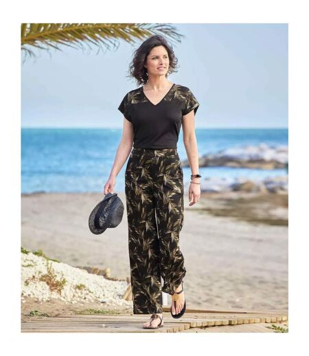 Ensemble haut et bas femme noir Atlas For Women