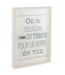 Cadre Déco en Bois Bouchons 65cm Beige-1