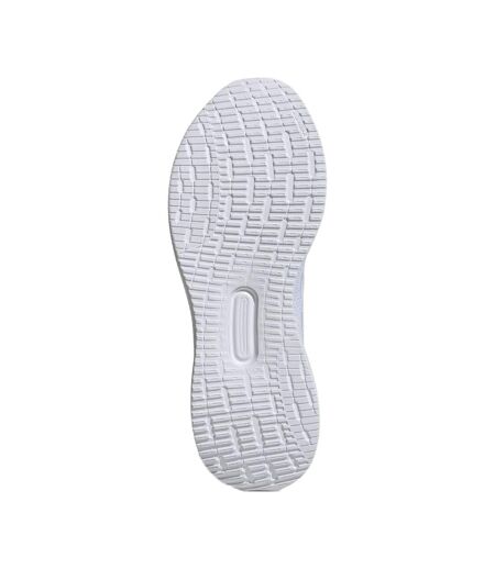 Chaussures Course À Pied Motif/style 3 Rayures Runfalcon Homme Blanc Bleu Adidas