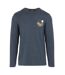 Mens Maylow Scenery Marl Long-sleeved T-shirt Navy Marl Regatta-1