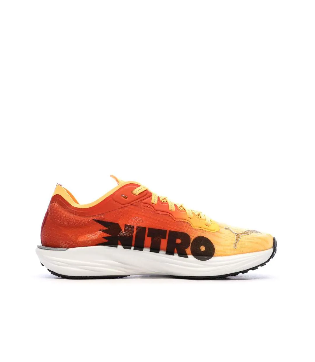 Chaussures de running jaune/orange femme puma nitro 2 fad-2